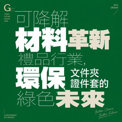 Hong Kong - Corporate Gifts 可降解材料革新禮品行業，環保文件夾證件套的綠色未來