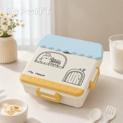萌屋便攜分格可微波餐盒