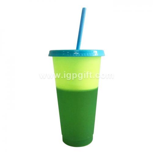 Eco-friendly PP heat discolored cup