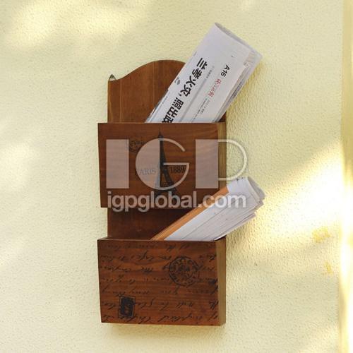 木質票據收納盒