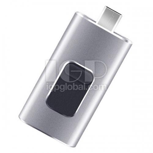 4合1 OTG金屬手機USB