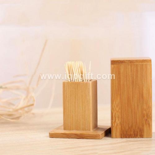 Bamboo toothpick box