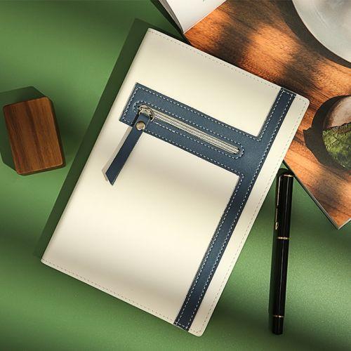 PU Leather Notebook with Zipper Bag