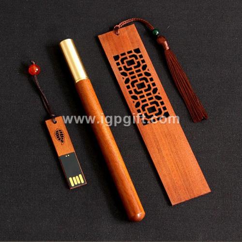 Business wooden gifts set