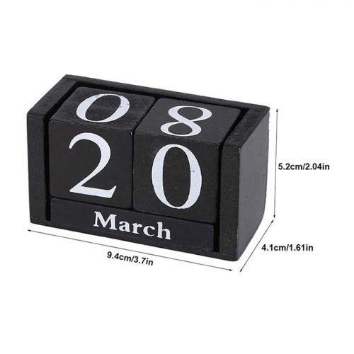 Creative Solid Wood Building Blocks Calendar