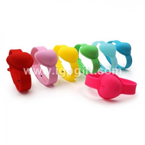 Candy Color Silicone Hand Sanitizer Bracelet 