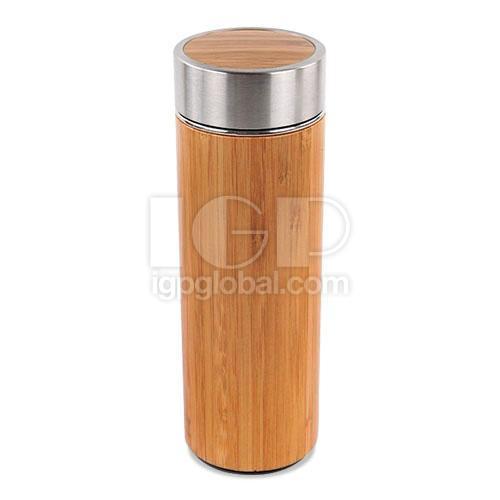 Creative Stainless Steel Bamboo Thermal Cup
