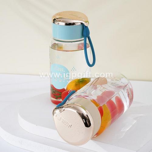 Mini glass water bottle
