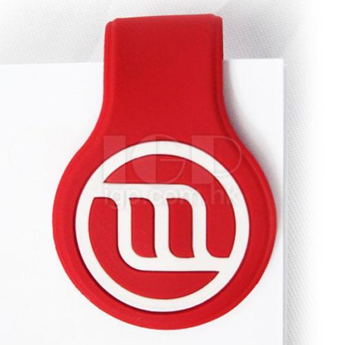 PVC Soft Rubber Magnetic Bookmark
