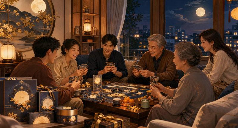 中秋禮品融合棋牌娛樂，以互動體驗留存品牌記憶